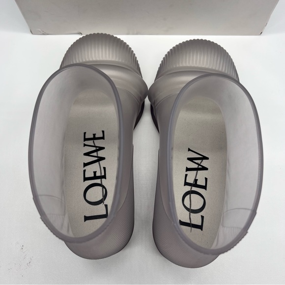 LOEWE Slip-On translucent Rubber Boots size 8.5 NEW - Picture 6 of 9